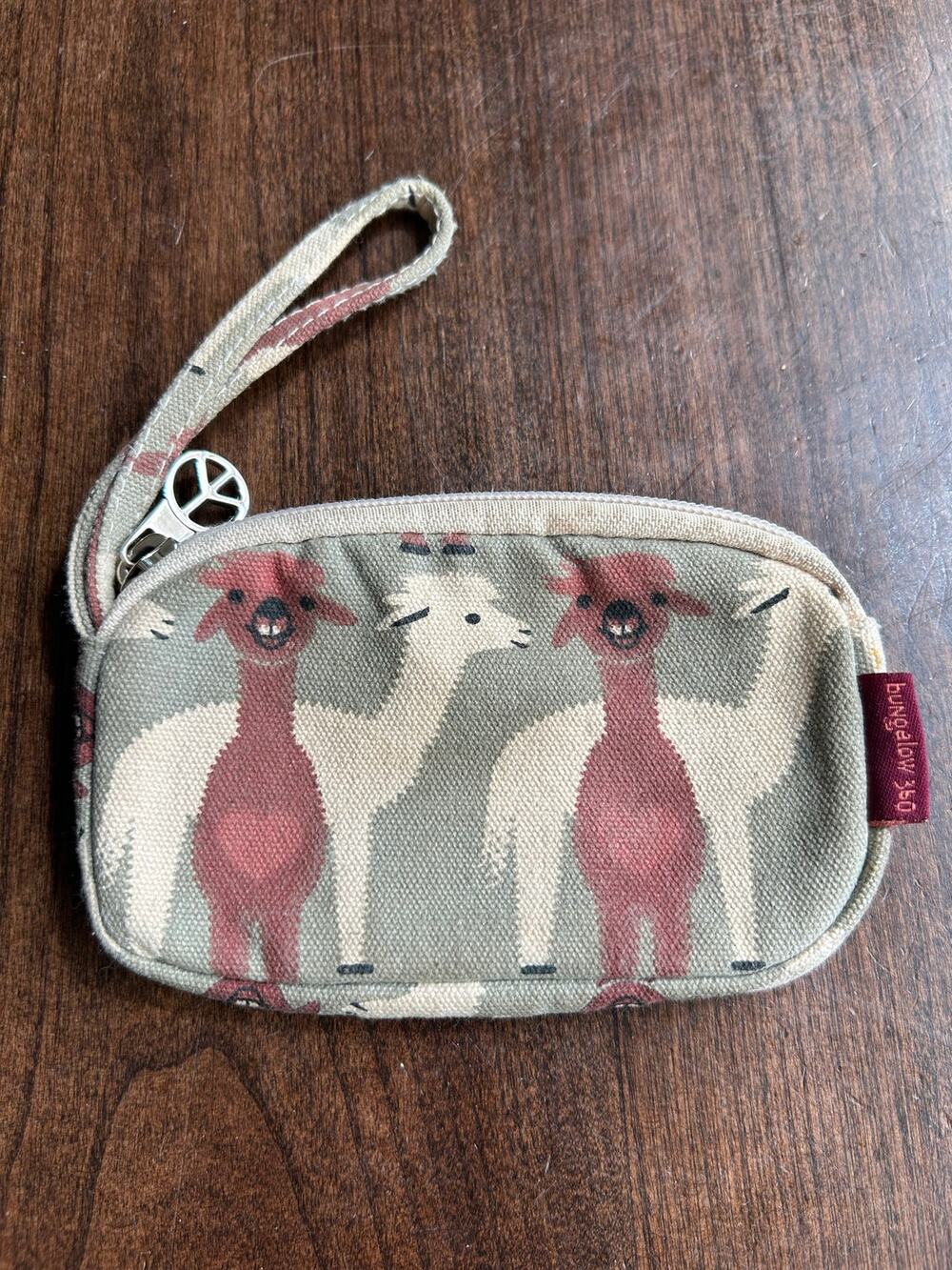 Bungalow360 coin purse or mini print of alpacas llamas